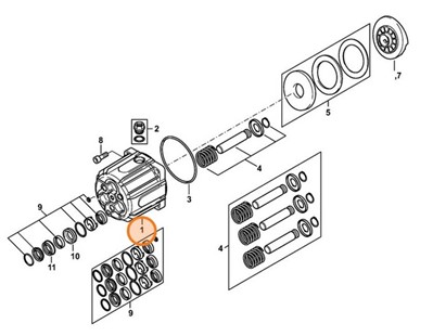 Korpus pompy, Stihl 47887010501