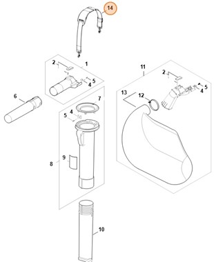 Pas nośny, Stihl SA027109000