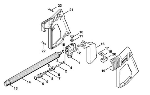Pistolet, Stihl 49155001305