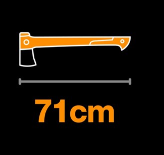 X-series Siekiera rozłupująca X28 ostrze M, Fiskars 1069107