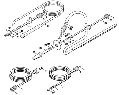 Zestaw naprawczy, Stihl 49000071000