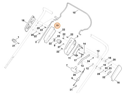 Część obudowy, Stihl 62901821311