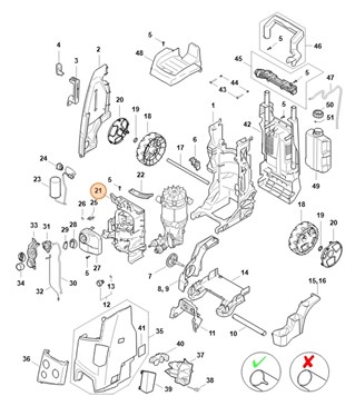 Sterowanie przepływem powietrza, Stihl RE016022200