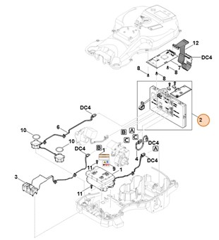 Zespół modułu elektronicznego, Stihl 63050071000