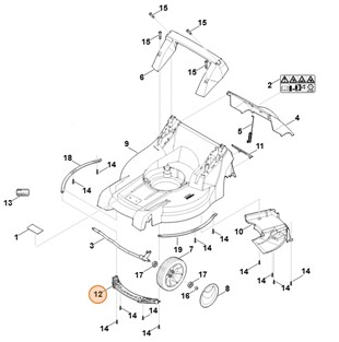 Osłona osi, Stihl 63587060720