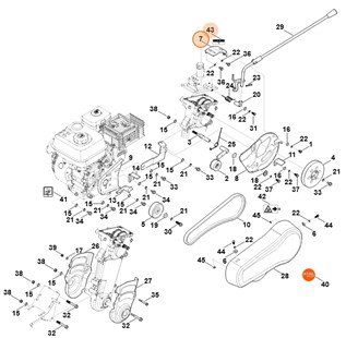 Kulisa przełączająca, Stihl 62507113600