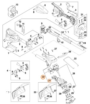 Obudowa silnika, Stihl FA056000801