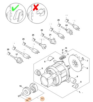 Tarcza zataczająca, Stihl 49507608708