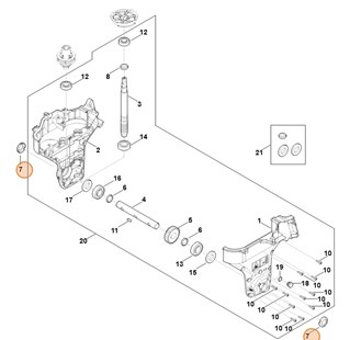 Osłona blaszana, Stihl 62416432701