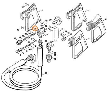 Pierścień uszczelniający, Stihl 49255050800