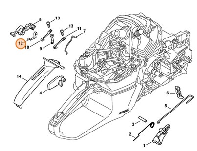 Sprężyna zestykowa, Stihl 11424421603