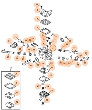Gaźnik 4283/01, Stihl 42831200601