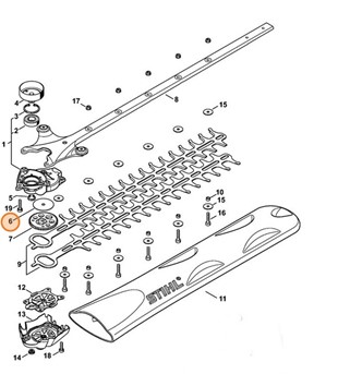 Podkładka dystansowa, Stihl 42426428702
