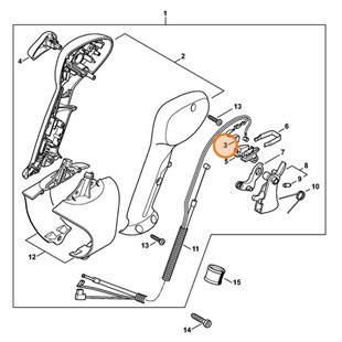Sprężyna zestykowa, Stihl 42824421603