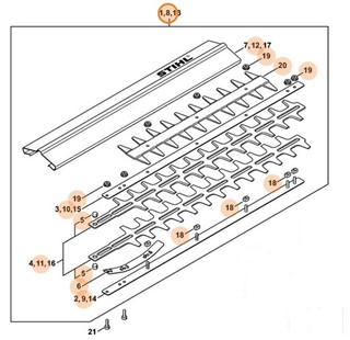 Urządzenie tnące 600 mm / 24", Stihl 42267105903