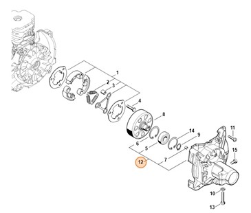 Obudowa sprzęgła, Stihl 41481600610
