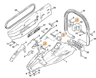Amortyzator pierścieniowy, Stihl 42017909900