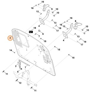 Ściana tylna, Stihl 61407631100