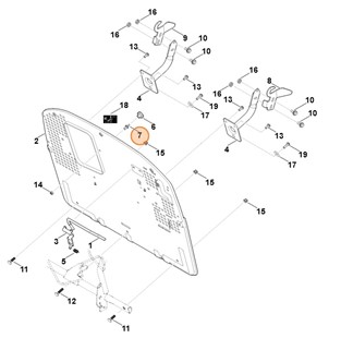 Sworzeń zabezpieczający, Stihl 61707632310