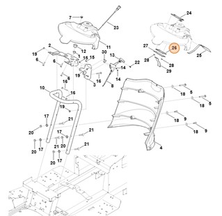 Zespół wskaźników, Stihl 61704000101