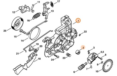 Obudowa przekładni, Stihl 12086400503