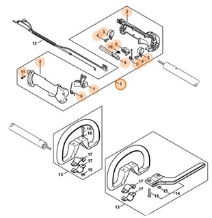 Rękojeść manipulacyjna, Stihl 41807901304