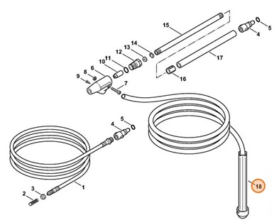 Wąż, Stihl 49005005201