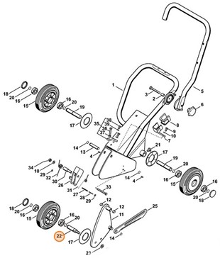 Oś, Stihl 42247110901