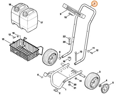 Uchwyt rurowy, Stihl 47187911700