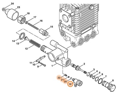 Zawór dozujący, Stihl 47325101300