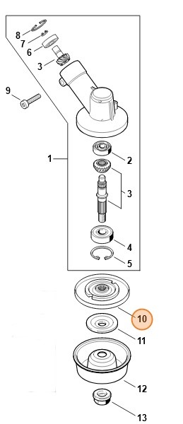 Tarcza dociskowa (talerz), Stihl 41377103800
