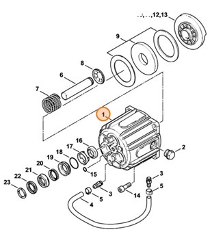 Korpus pompy, Stihl 47577010500