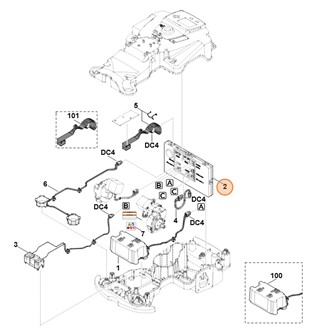 Moduł układu elektronicznego, Stihl 63014301479