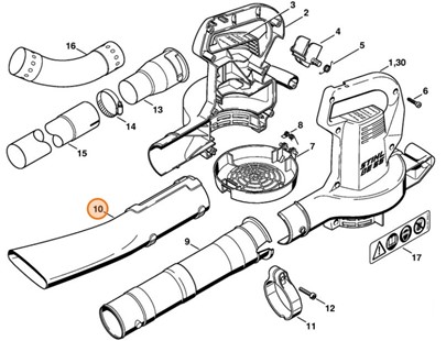 Dysza płaska zagięta, Stihl 42277086300