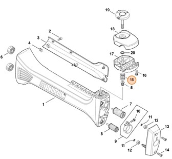 Sprężyna dociskowa, Stihl 00009971701