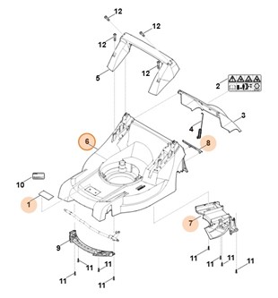Obudowa, Stihl 63387008590
