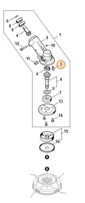 Zatyczka zabezpieczająca, Stihl 41476410800