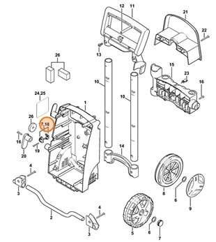 Ściągacz do wiązania, Stihl 47654312501
