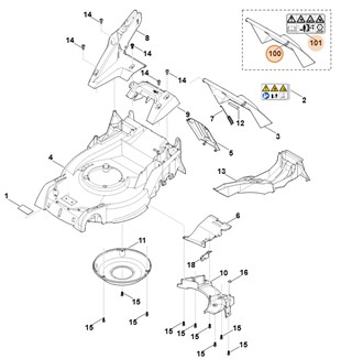 Pokrywa, Stihl 63647002711