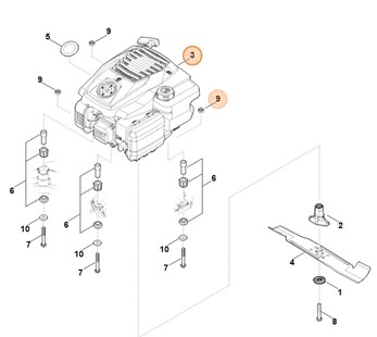 Spalinowy silnik benzynowy EVC 200.4 C (EVC200-0010), Stihl 63380111831
