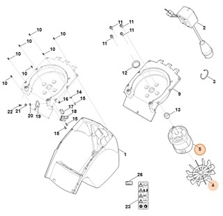 Silnik elektryczny 400V (2,9kW), Stihl 60086000212