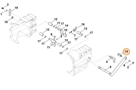 Śruba mocowania linki, Stihl 62517160402
