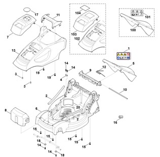 Pokrywa, Stihl 63117060710