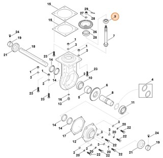 Łożysko igiełkowe, Stihl 62516431100