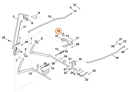 Kabłąk sprężysty, Stihl 61657080300