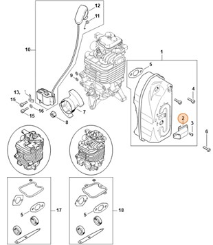 Sterownik strumienia spalin, Stihl 42821458100
