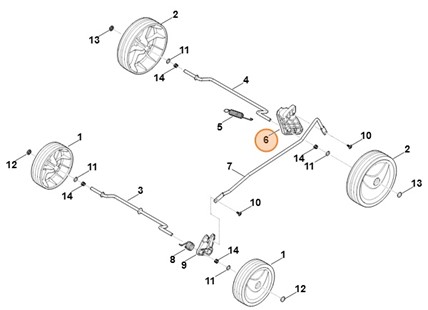 Dźwignia, Stihl 63117036700