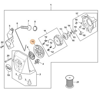 Rolka linki, Stihl 42831950421