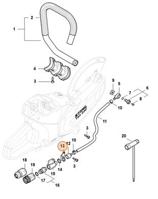 Mocowanie, Stihl 48646920500