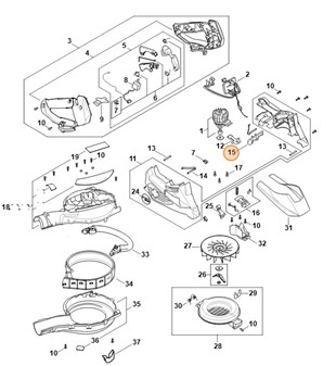 Płytka zestykowa, Stihl SA024040801